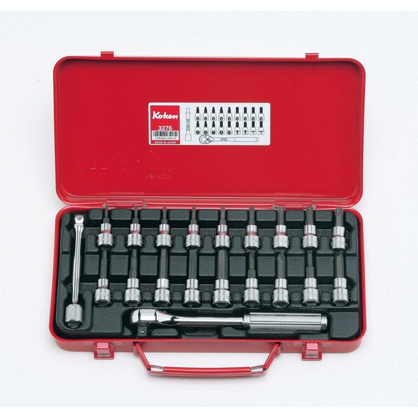 Ko-Ken Bit Socket set 20 pieces 3/8 Sq. Drive 3276